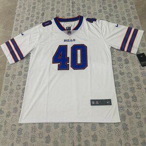 Nfl Buffalo Bills Von Miller No. 40 White And Blue New Jersey